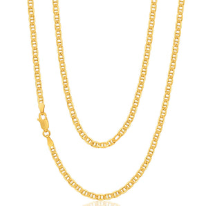 9ct Radiant Yellow Gold Anchor Chain
