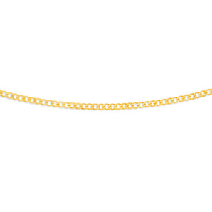 9ct Yellow Gold 60cm 120 Gauge Curb Chain