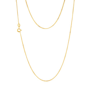 9ct Yellow Gold 31 Gauge Curb 41cm Chain