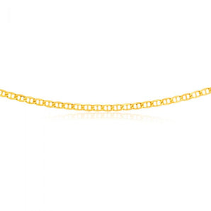 9ct Charming Yellow Gold Silver Filled Anchor Chain