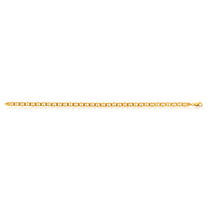 9ct Silverfilled Yellow Gold 120 Gauge 21 cms Bracelet