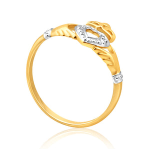 9ct Yellow Gold Majestic Diamond Ring