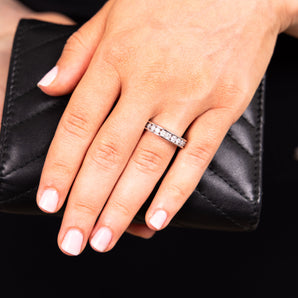 1 Carat Diamond Eternity Ring in 10ct White Gold