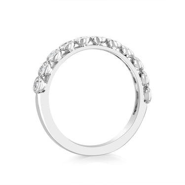 Sterling Silver Eternity Ring with 1/10 Carat Natural Diamonds