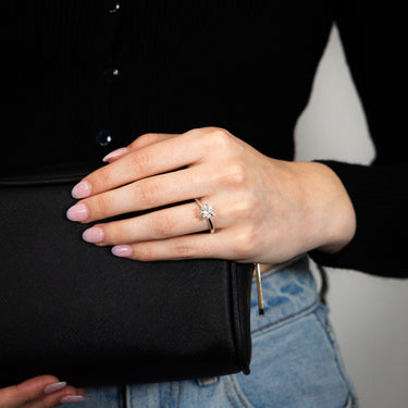 Certified Luminesce Lab Grown 1.5 Carat Solitaire Engagement Ring in 18ct White Gold