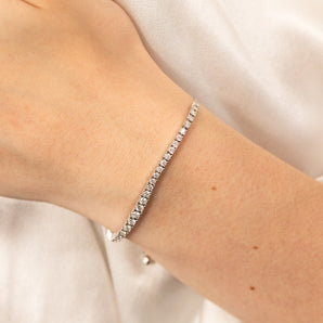 Luminesce Lab Grown 1.10 Carat Diamond Bracelet in 9ct White Gold