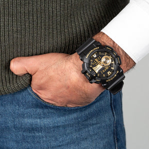 G-Shock GA-400GB-1A9 Black and Gold Watch