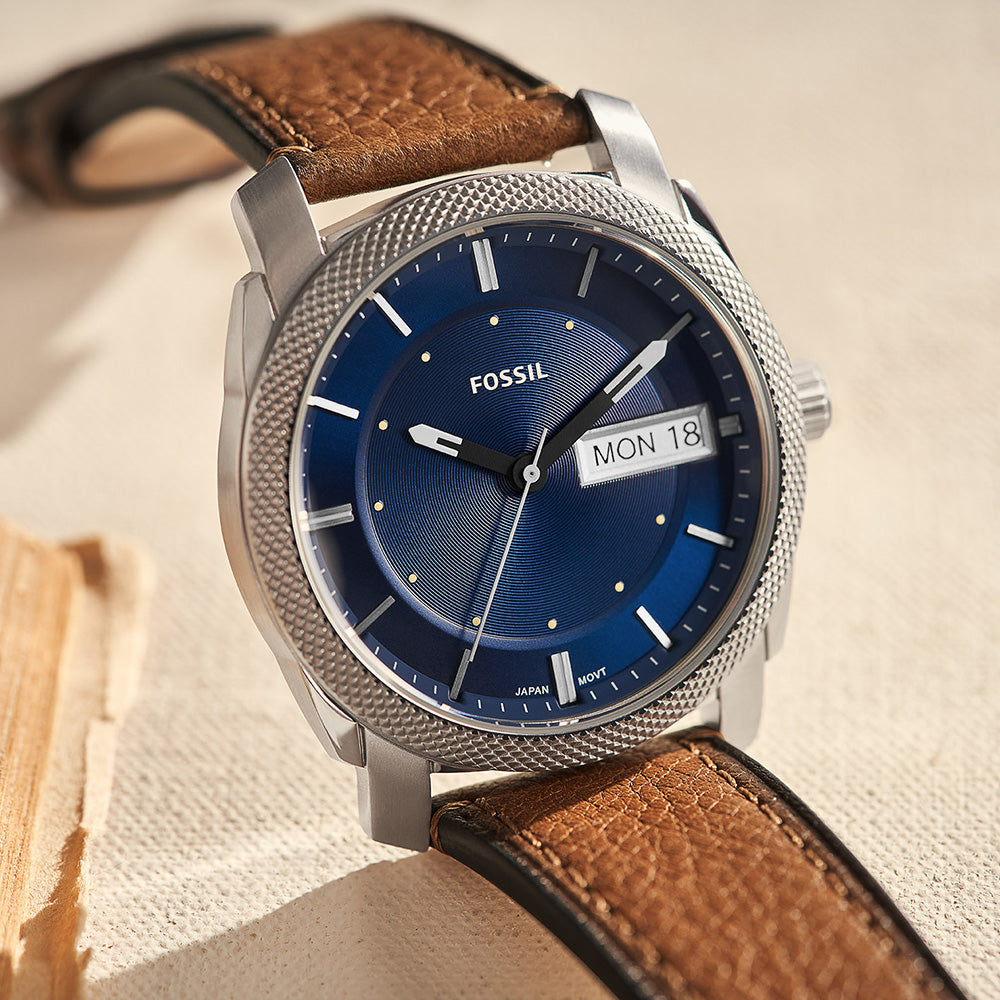 フォッシル Watch Machine FS5920 メンズ Brown 正規輸入品 : Fossil Men\u0027s Machine Quartz Watch : Clothing, Shoes