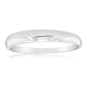 Sterling Silver Simple Diamond Cut Ring