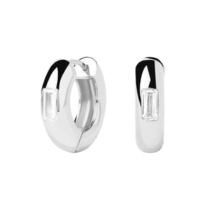 Kali Silver Hoop Earrings
