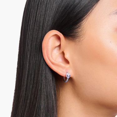 THOMAS SABO Alien Head Hoop Earrings