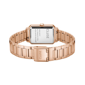 CLUSE Fluette Off White/Rose Gold Steel Link Watch CW11503