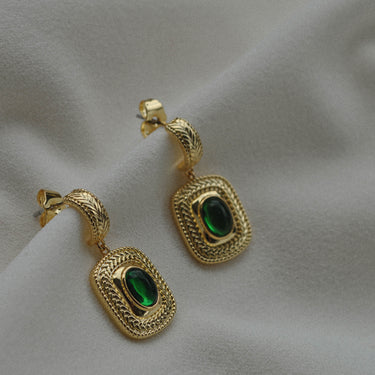 Kinny Earrings Green