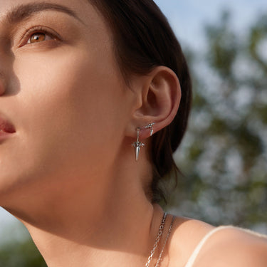 Ania Haie Silver Point Stud Earrings