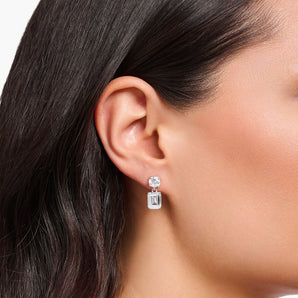 THOMAS SABO Heritage Glam Earrings with White Zirconia Stones
