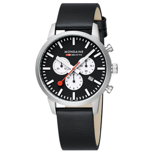 Mondaine Official Swiss Railways Neo Chronograph Super-LumiNovaÂ® 41mm Watch