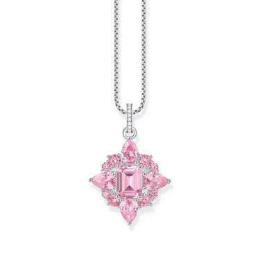 THOMAS SABO Pendant with Pink Zirconia Stones