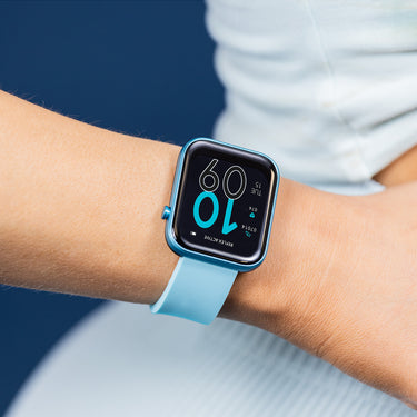 Reflex Active Series 12 Bright Blue Silicone Smartwatch