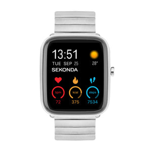 Sekonda Smart Motion+ LCD Silver Watch - SK30221