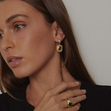 Kinny Earrings Green