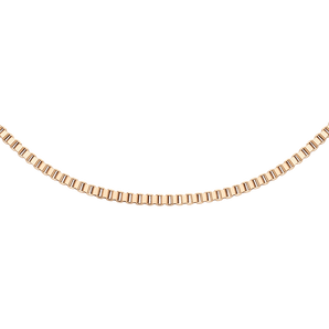 Daniel Wellington Elan Box Chain Necklace Long Rose Gold
