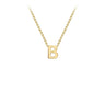 Ice Jewellery 9K Yellow Gold 'B' Initial Adjustable Letter Necklace 38/43cm - 1.19.0151 | Ice Jewellery Australia