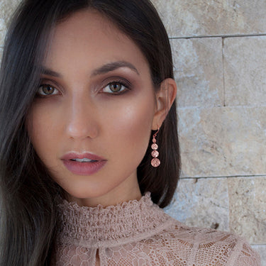 Bianc Rose Gold Jingle Hook Earrings - 10100356 | Ice Jewellery Australia