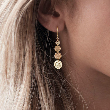 Bianc Gold Jingle Hook Earrings - 10100357 | Ice Jewellery Australia