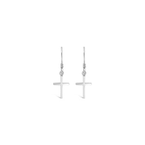 Ichu Cross Earrings - TP3207 | Ice Jewellery Australia