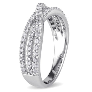 Ice Jewellery 1/2 CT Diamond TW Ring Silver - 75000001913 | Ice Jewellery Australia