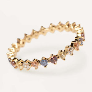 P D PAOLA Sage Yellow Gold Ring - AN01-209 | Ice Jewellery Australia