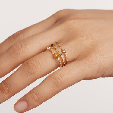 P D PAOLA Juno Gold Ring - AN01-655 | Ice Jewellery Australia