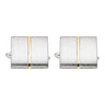 Ice Jewellery Cufflinks Two Tone Gold And Silver Finish - CL53 | Ice Jewellery Australia