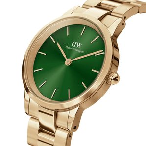 Daniel Wellington Iconic Link Emerald 36 G Green - DW00100553 | Ice Jewellery Australia