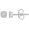 Ice Jewellery Stud Earrings with 0.15ct Diamonds in 9K White Gold - E-14059A-015-W | Ice Jewellery Australia
