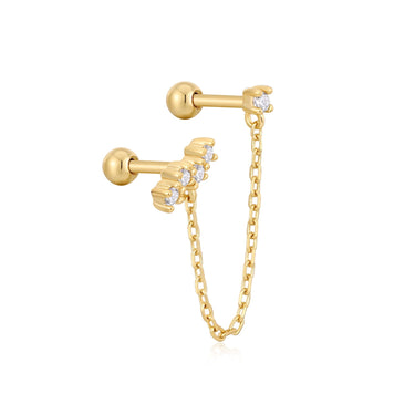 Yellow Gold Earrings - Ania Haie Jewellery