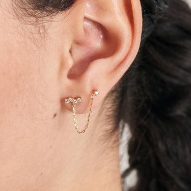 Yellow Gold Earrings - Ania Haie Jewellery