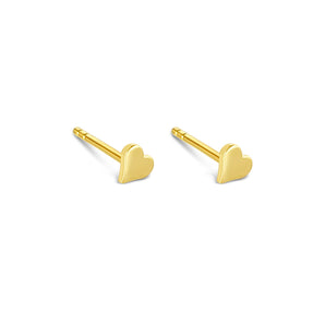 Ichu Tiny Hearts Earrings Gold - TP4007G | Ice Jewellery Australia