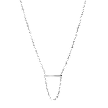 Ichu Chain Bar Necklace - JP6304 | Ice Jewellery Australia