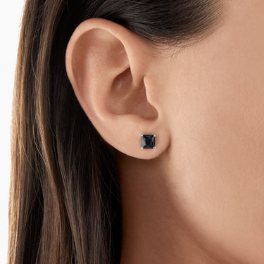 THOMAS SABO Ear Studs Black Stone Silver -  H2174-024-11 | Ice Jewellery Australia