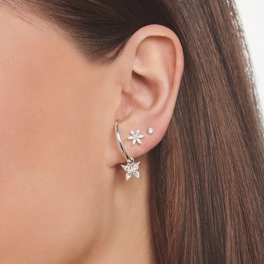THOMAS SABO Single Ear Stud Flower Silver -  H2196-051-14 | Ice Jewellery Australia