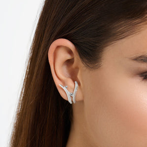 THOMAS SABO Ear studs wave with stones - TH2229 | Ice Jewellery Australia