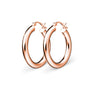 Ice Jewellery Sterling Silver Round Tube Hoop Earrings 50mm - HE107RG-50mm | Ice Jewellery Australia