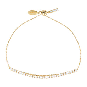Georgini Iconic Bridal Vera 2Mm Bracelet Gold - IB182G | Ice Jewellery Australia