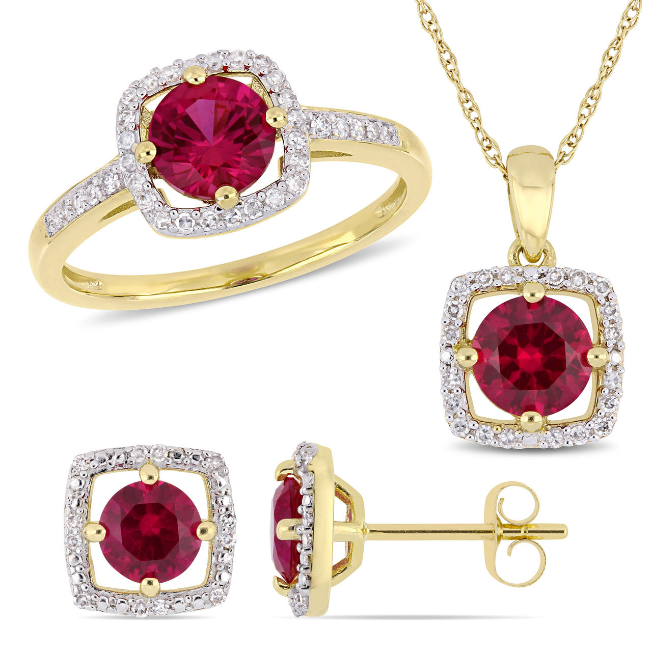 Ruby jewellery online sets online shopping