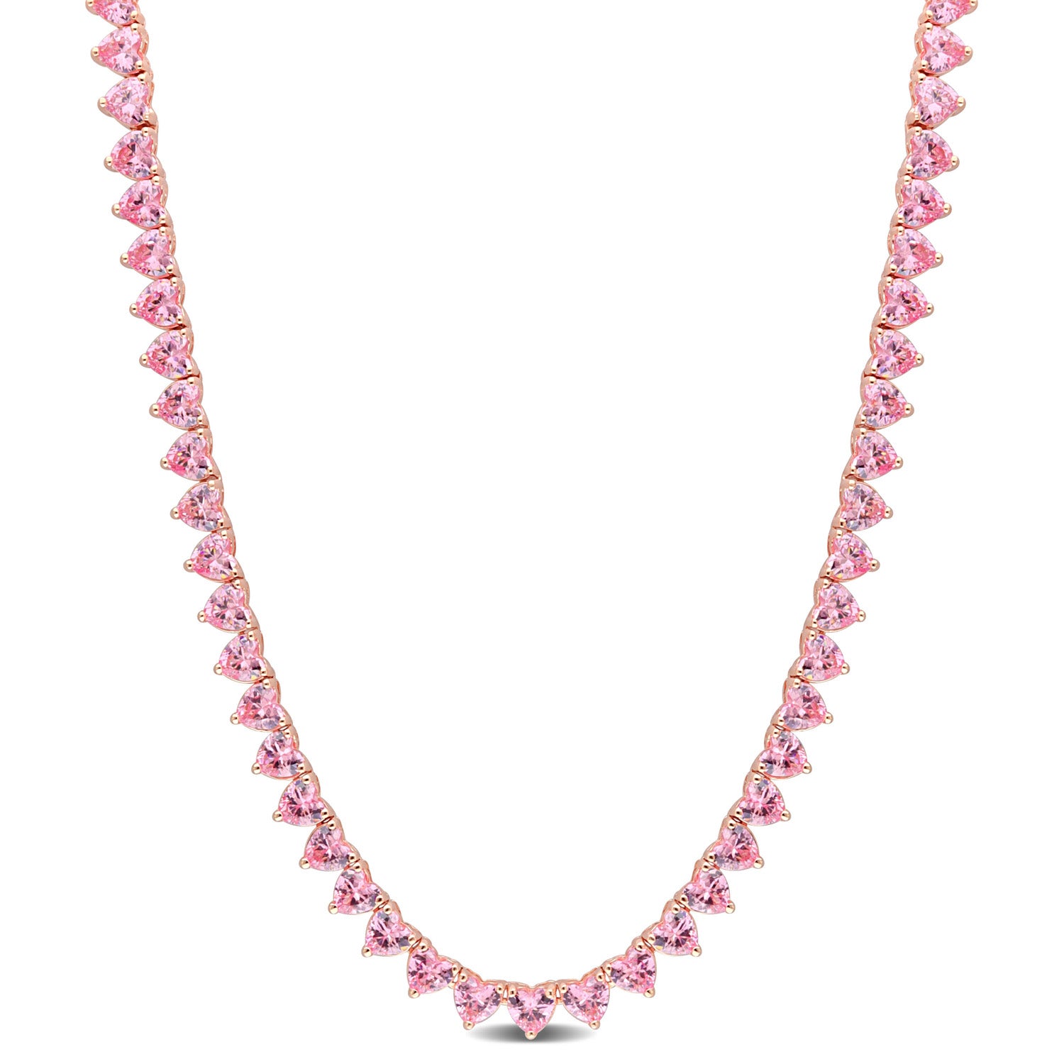 Pink tennis deals necklace