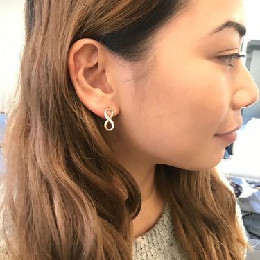 Georgini Forever Infinity Earrings- Rose Gold - IE842RG | Ice Jewellery Australia