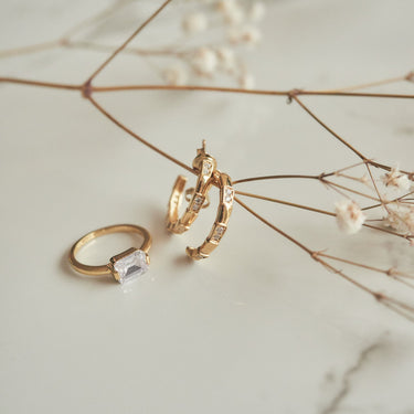 Georgini Emilio Vega Rose Gold Hoop Earrings - IE844RG | Ice Jewellery Australia