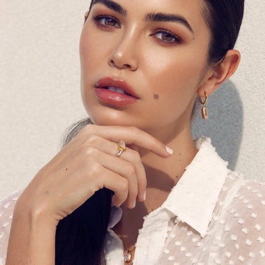 Georgini Emilio Silver & Gold Zion Ring -  IR433W | Ice Jewellery Australia