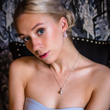 Georgini Luxe Velluto Earrings Pink / Silver - IE941P | Ice Jewellery Australia